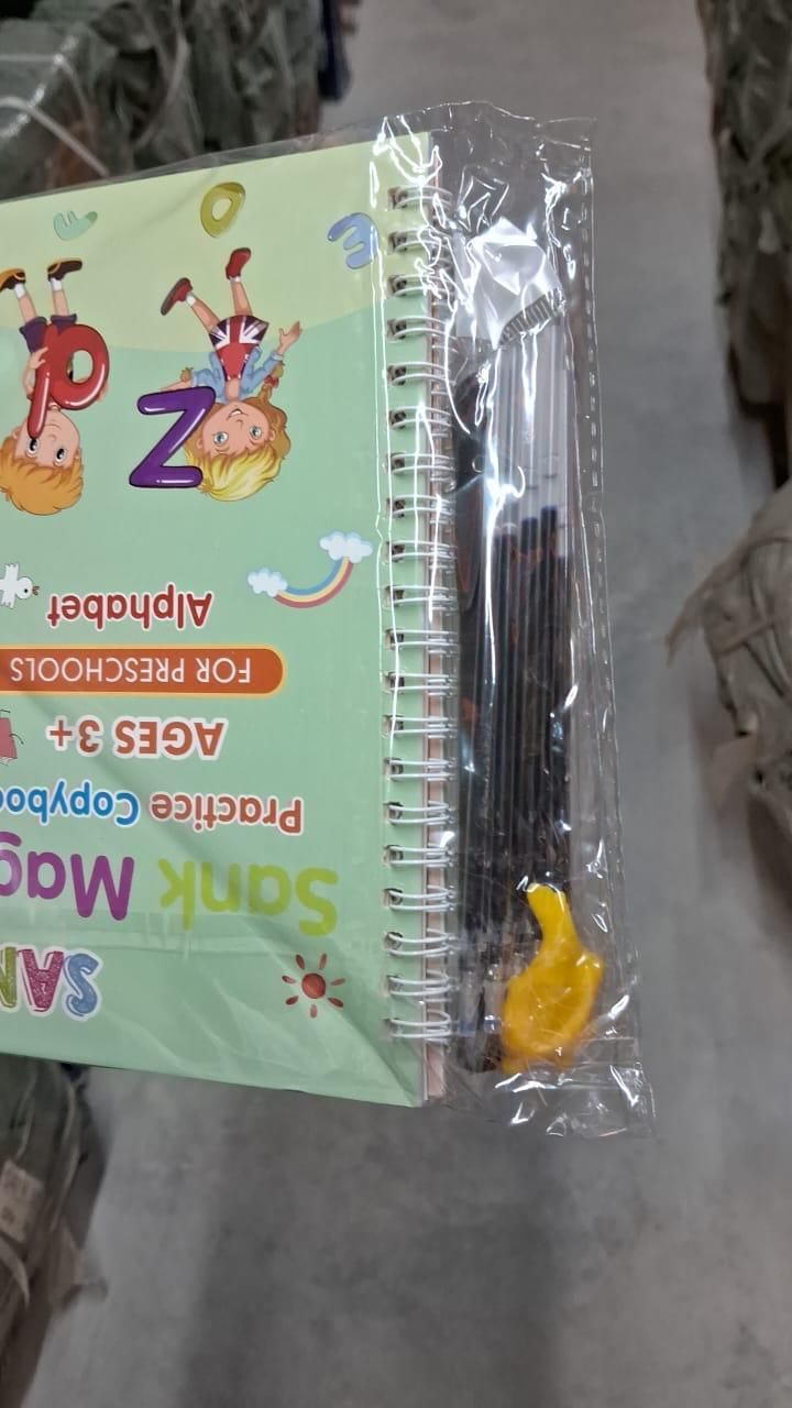 Sank Magic Practice Copybook (Buy 1 Book Get 3 BOOKS,1 PEN,1 GRIP,10 REFILL FREE)