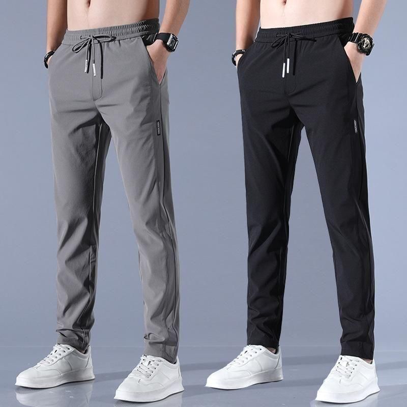 PREMIUM MEN'S HIGH STRETCH SKINNY LYCRA PANTS(Black & Gray) | Buy1 Get 1 Free